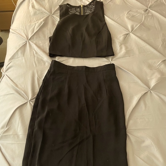Tobi 2 piece black dress - Picture 2 of 3